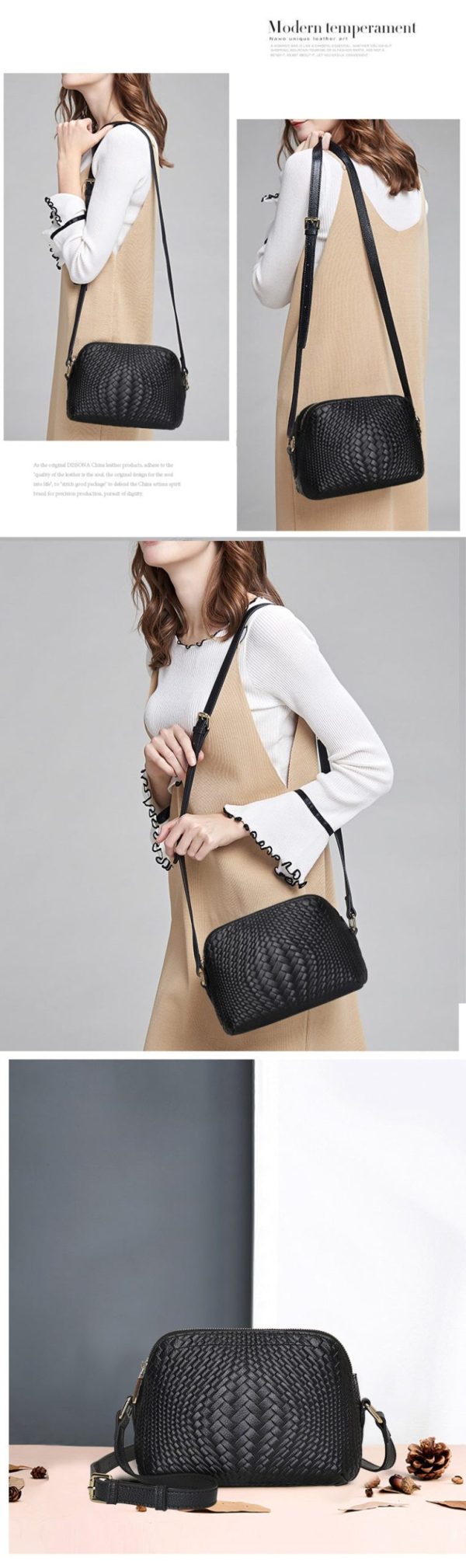 Knitted Series: Genuine Elegance Leather for Daily Luxury