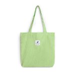 Corduroy Canvas Tote Handbag