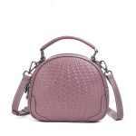 Knitted Series: Versatile Genuine leather Shoulder Bag